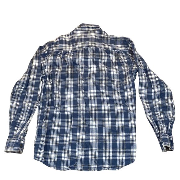 Faded Glory Men's Shirts Medium Lot of Three Long Sleeve Button Up Flannel Plaid - Picture 3 of 16